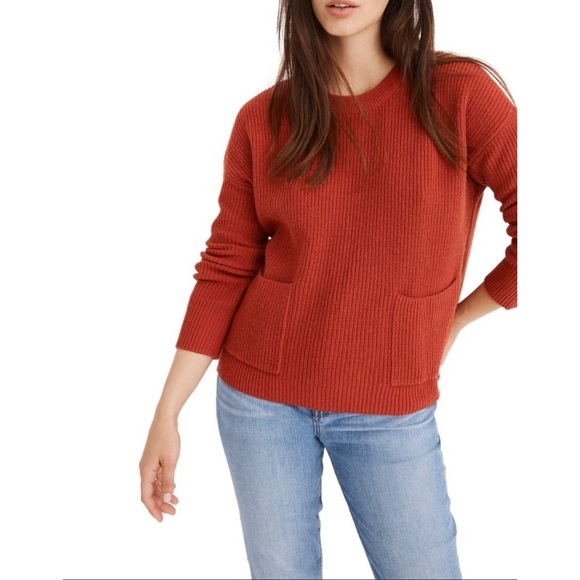 Madewell Sweaters - Madewell patch pocket pullover sweater